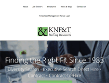 Tablet Screenshot of knft.com